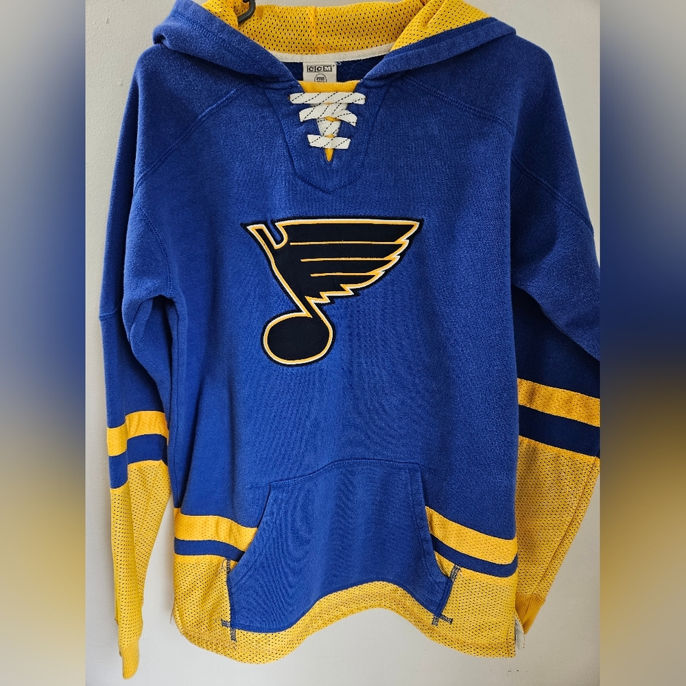 STL Blues Hockey Hoodie Youth XL